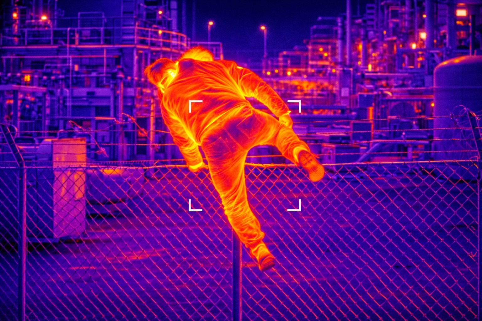 Monitoring and early warning with sensors and thermal imaging